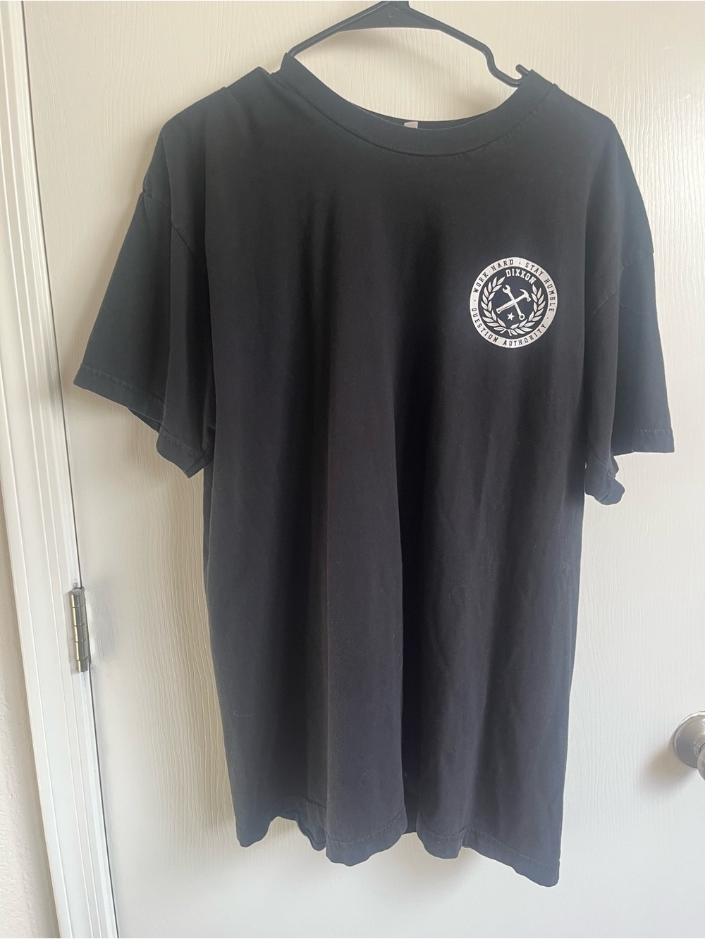 DIXXON Black Short-Sleeve Tee with White Emblem